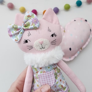 Deer Darling Dolls Easy Sewing Pattern Stuffed Animal Tutorial Cat Sewing Pattern PDF Handmade Cat Doll Pattern First Sewing Project Learn to Sew Beginner Sewing Project