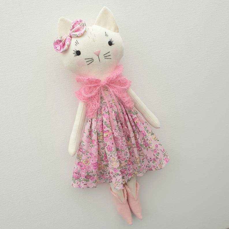 Deer Darling Dolls Stuffed Toy Tutorial Beginner Friendly Sewing Cat Lover Gift Pattern Children's Room Decor DIY Beginner Sewing Pattern Easy Sewing Tutorial PDF Sewing Pattern
