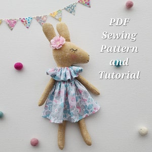 Kangaroo Sewing Pattern PDF Australian Animal Doll Tutorial Handmade Nursery Decor Beginner Friendly DIY Baby Gift Dollhouse Doll Pattern
