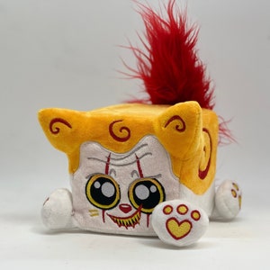 Scary Cat Plush Toy Etsy