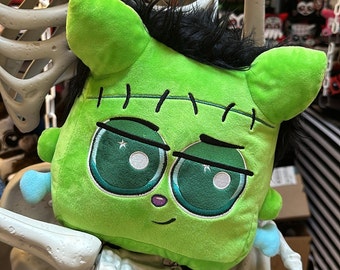 Squishy Frankenstein's Monster stuffed pillow plush by Squaredy Cats