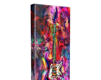 Guitar Painting Etsy