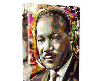 Martin Luther King Painting, MLK Canvas, MLK Painting, Civil Rights Art