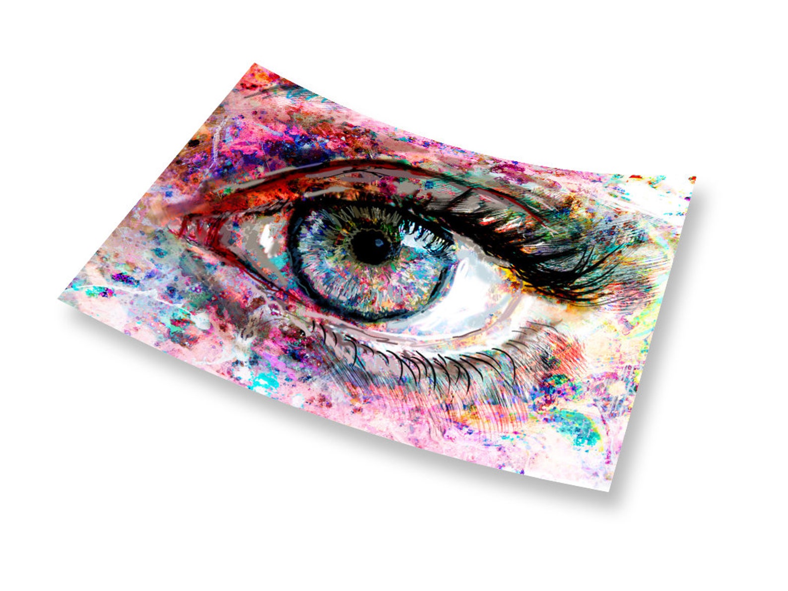 Eye Artwork Eye Art Print Eyes painting Etsy