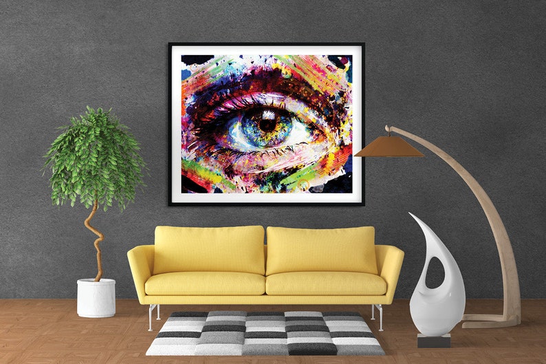 Eye Art Eye Art Print Eye Painting Etsy