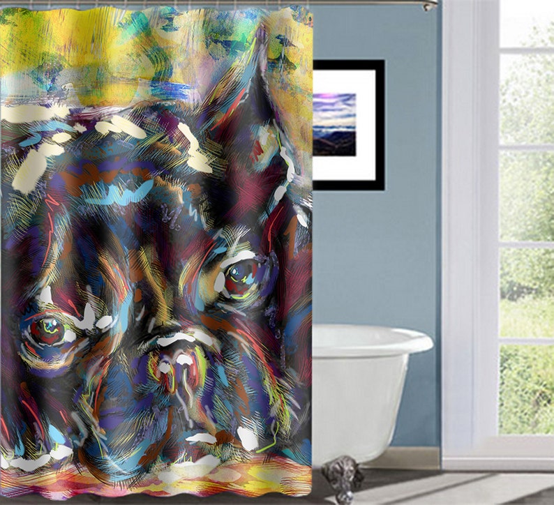French Bulldog Shower Curtain Bed and Bath Decor Bathroom Etsy