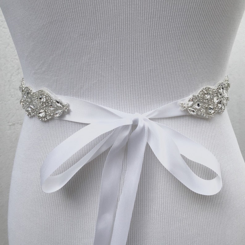 Bridal Sash Wedding Sash Wedding Jewelry Crystal Sash - Etsy