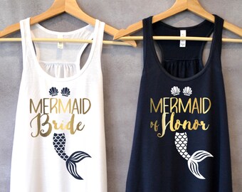 Bachelorette Party Shirts, Mermaid of Honor, Brides Mermaid Shirt, Bridesmaid Shirts, Mermaid Shirt, Last Sail before The Veil, I Do Crew