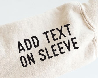 Custom Order - Sleeve Print Add-On, add-on must be purchased with a shirt