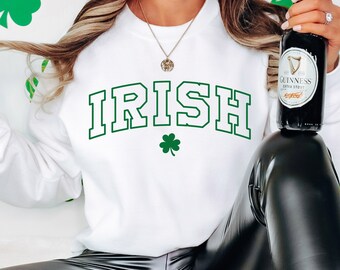 St Patricks Day Sweatshirt, Irish Sweatshirt, Shamrock Crewneck Sweatshirt, St Pattys Sweatshirt, St Patricks Day Outfit, Teacher T-Shirt