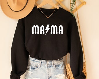 Mothers Day Gift from Daughter, Rocker MAMA Shirt, Mothers Day Shirt, Gift for Mom, Mothers Day Gifts, Mama T-Shirt, Mom Tee, Cool Mom