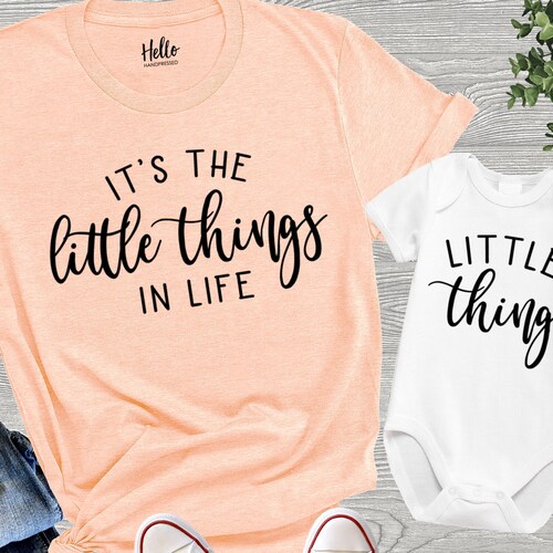 It's The Little Things in Life | Little Thing | Mommy and Me Shirts | Père 2, bleu marine, S : Teegarb Letter Blanket