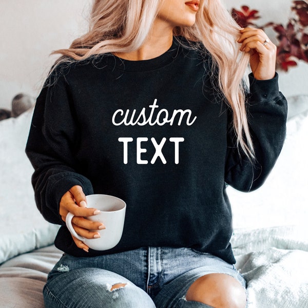 Gifts for Her, On Sale, Gifts for Girlfriend, Birthday Gifts, Personalized Sweatshirt, Gift for Her, Custom Sweatshirt, Gift for Mom, Wife