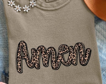 Leopard Mama Comfort Colors Shirt, Trendy Mom Graphic Tee, Cute Motherhood Gift — sizes S-4XL, Tote available