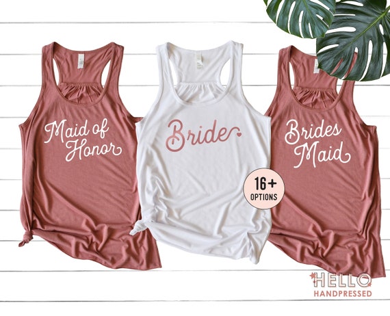 Wedding Bridal Party Bride Shirt Bachelorette Matching Gift Wedding Bridal Party Bride Shirt Bachelorette Matching Gift
