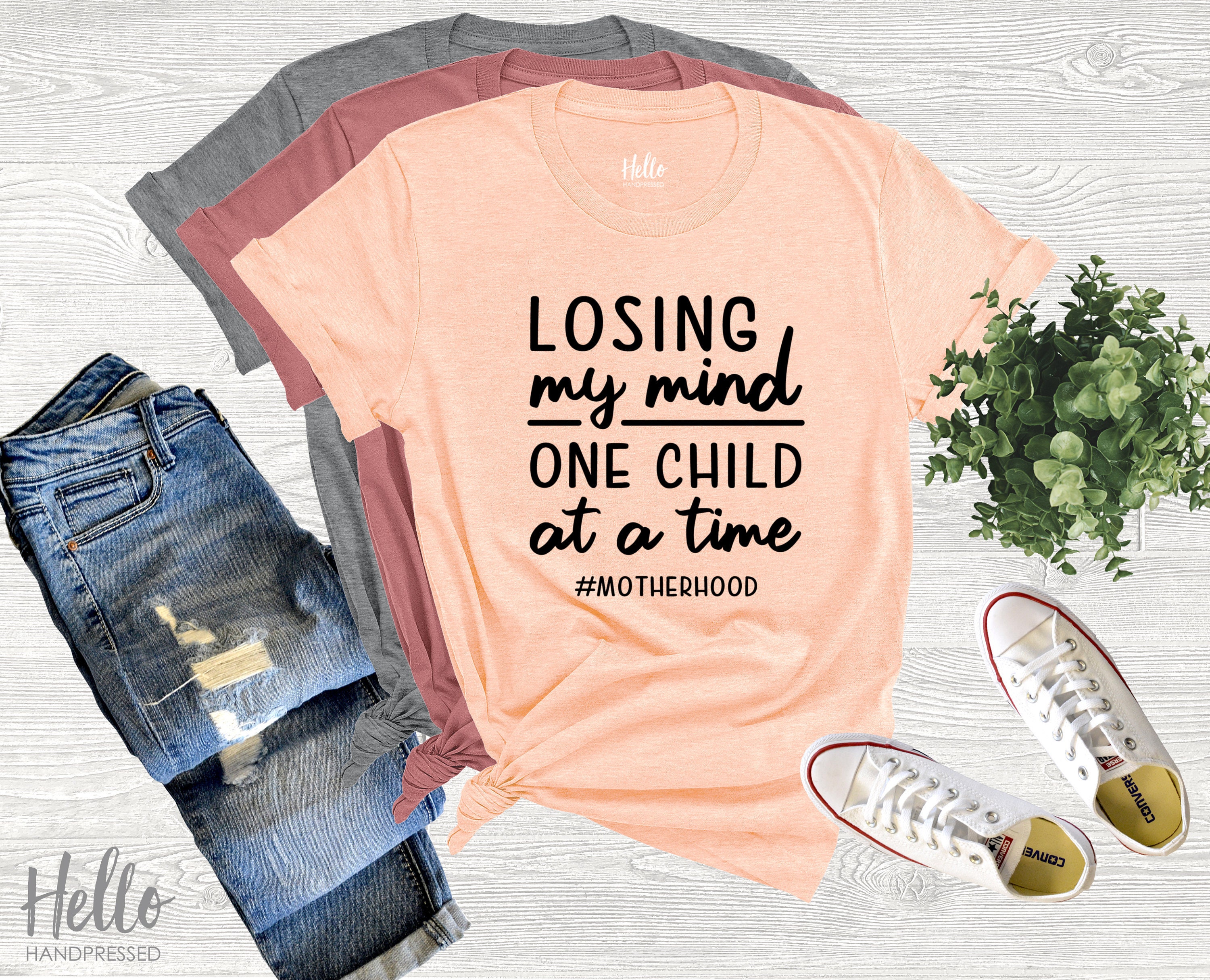 losing my mind one kid at a time shirt