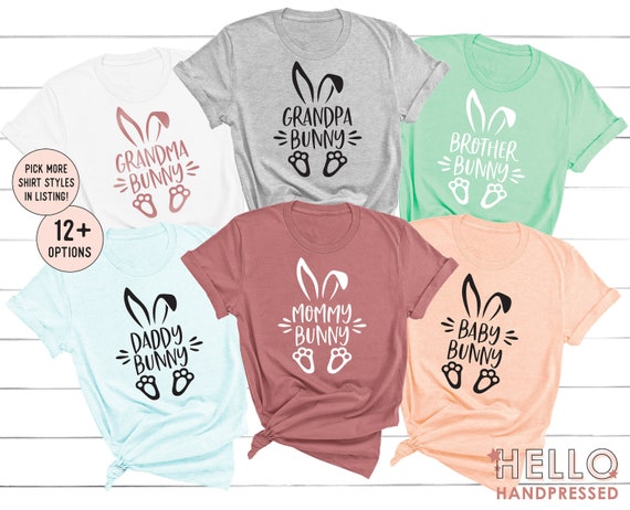 Mama Bunny T-Shirt Cute Matching Family Easter Shirt Mama Bunny T-Shirt Cute Matching Family Easter Shirt