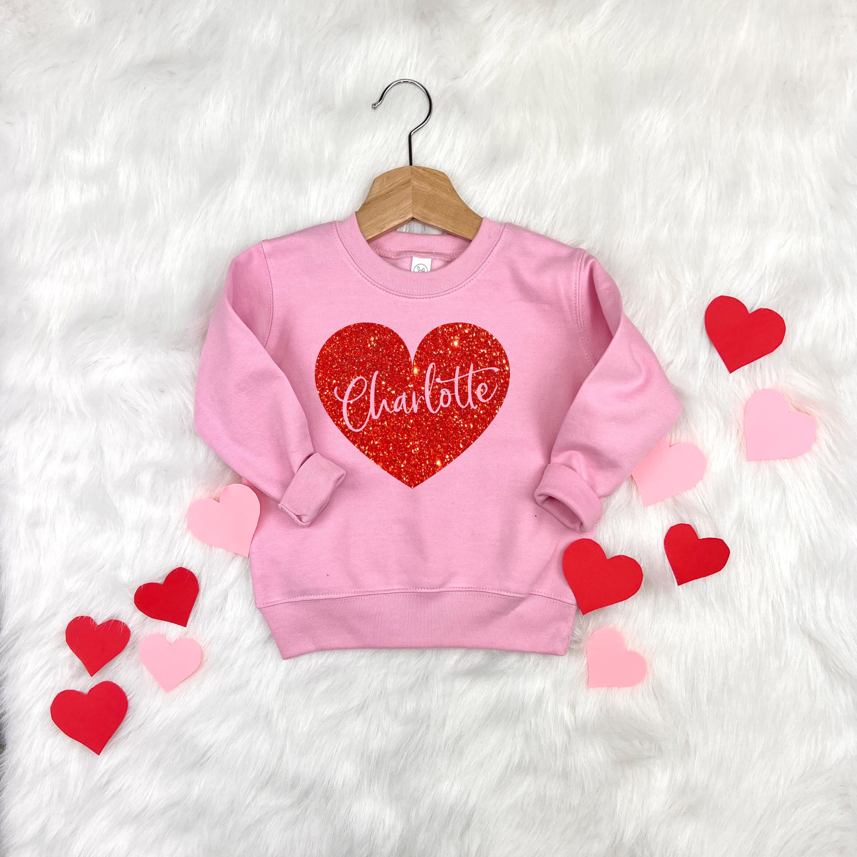 Valentine shirts cheap for girls