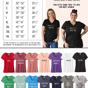 Custom Shirt, Gift for Her, Women's V-Neck Shirt Design, Custom T Shirt, Personalized Shirt, Custom Shirts, Custom Printing T-shirts, Tee image 6