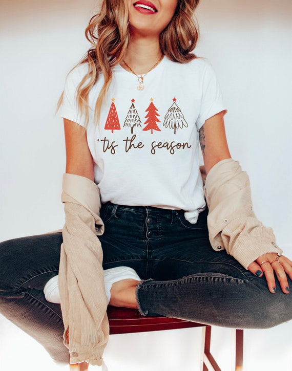 Tis the Season Christmas Shirt for Women Merry Christmas - Etsy Canada