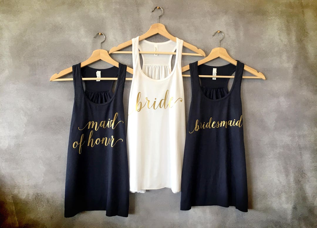 Halter With Collar Wedding Bridesmaid Vest Tops Bride Tank Tops Bridesmaid  Tank Tops Bridal Party Tank