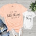 It's The Little Things In Life Shirt, Mommy and Me Shirt Set, Cute Mom Gift, Mommy and Me Outfit, Matching Mom Baby Set, Christmas Gift 