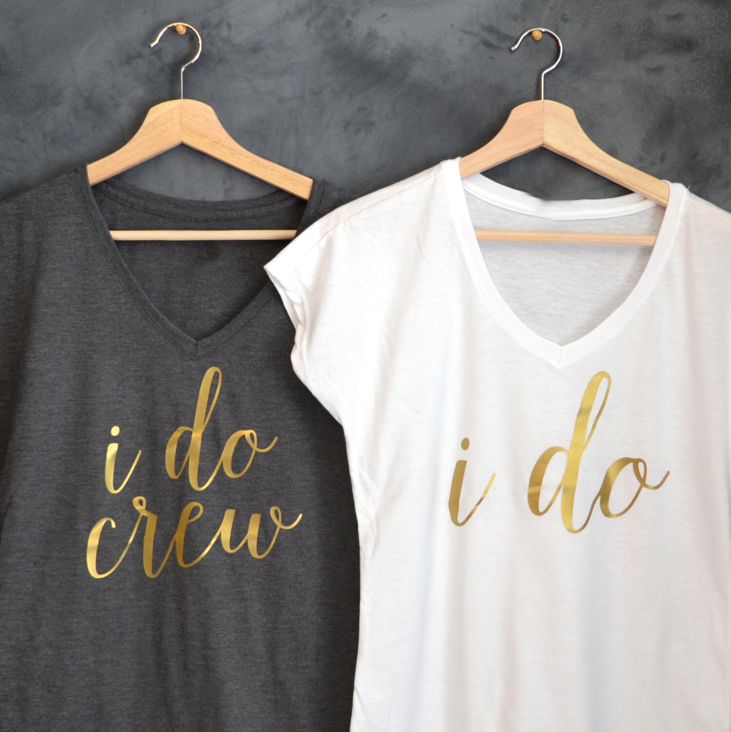 I Do shirt, I Do Crew shirt, Bridesmaid shirts, Gold Vneck, Bachelore…