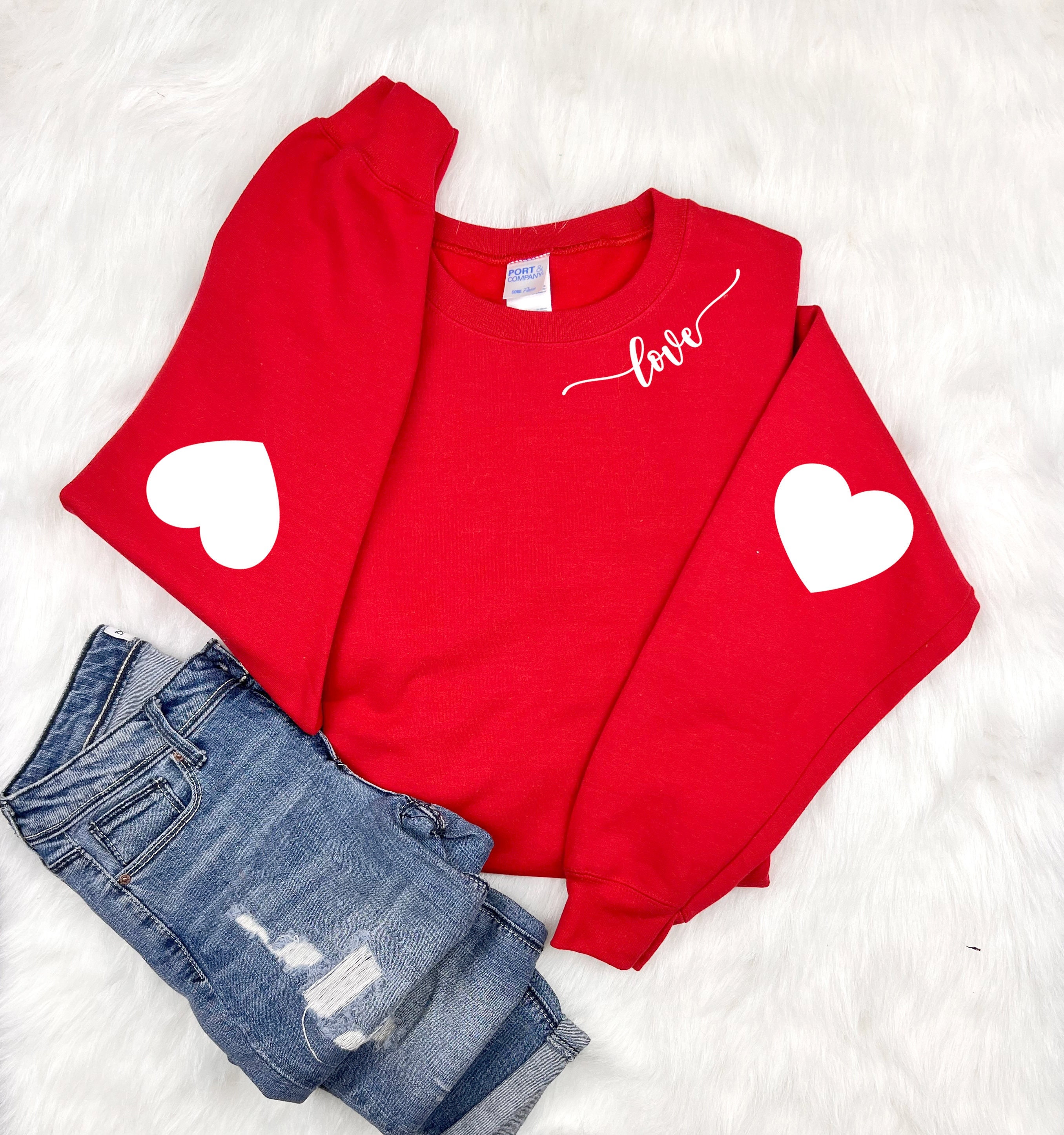 Heart on hotsell elbow sweater