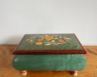 Italian musical jewelry box