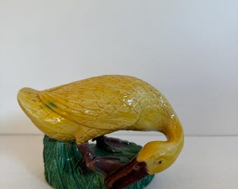 Chinese duck figurine