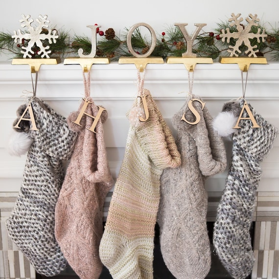 Letter christmas sale stockings