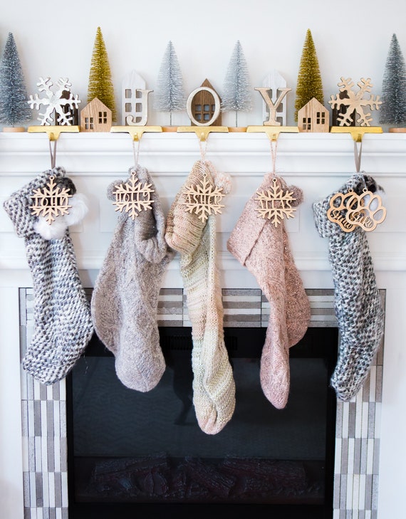 Z Names R Snowy Night Stockings Z Names R Snowy Night Stockings