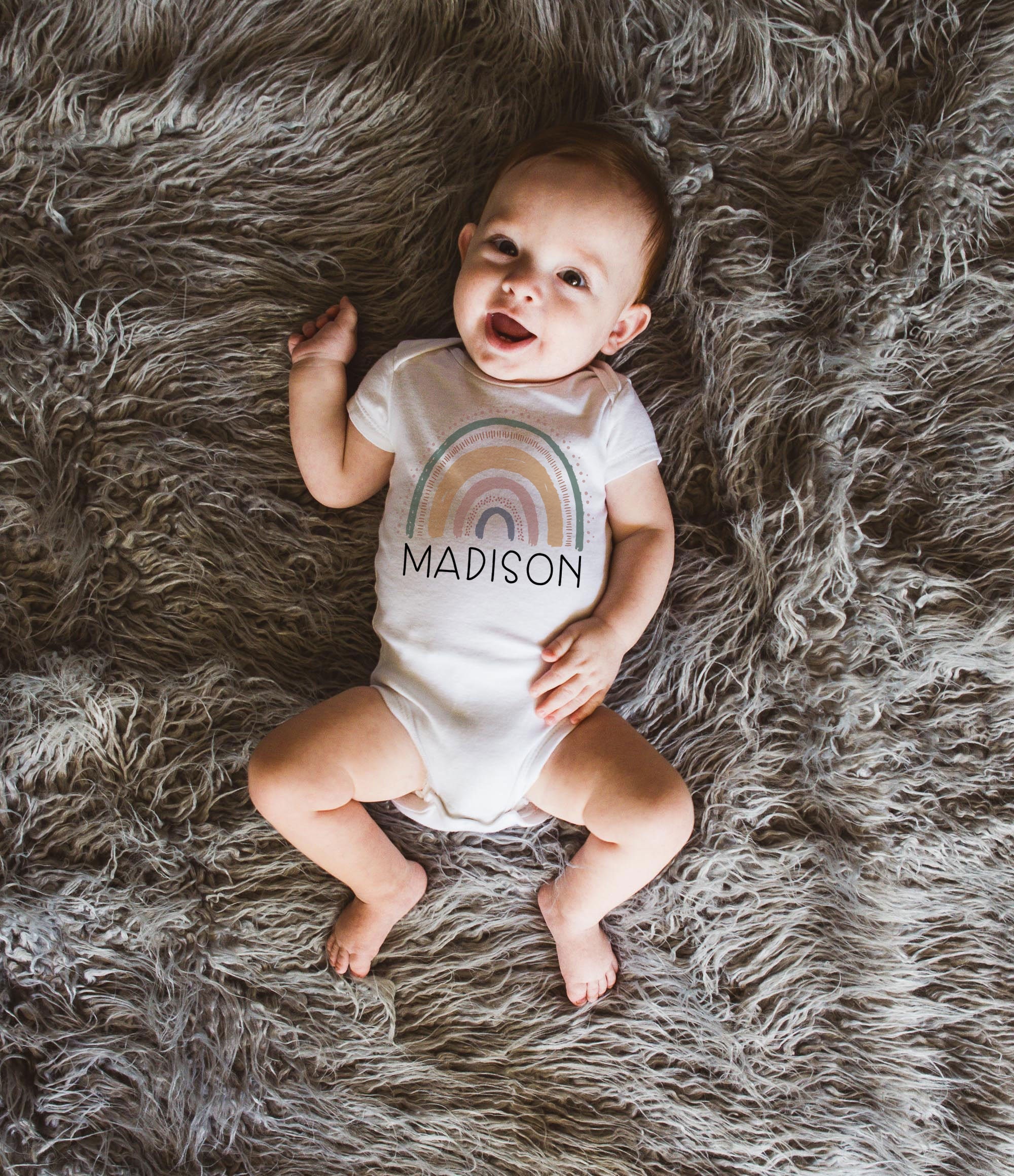 Rainbow hotsell onesie newborn