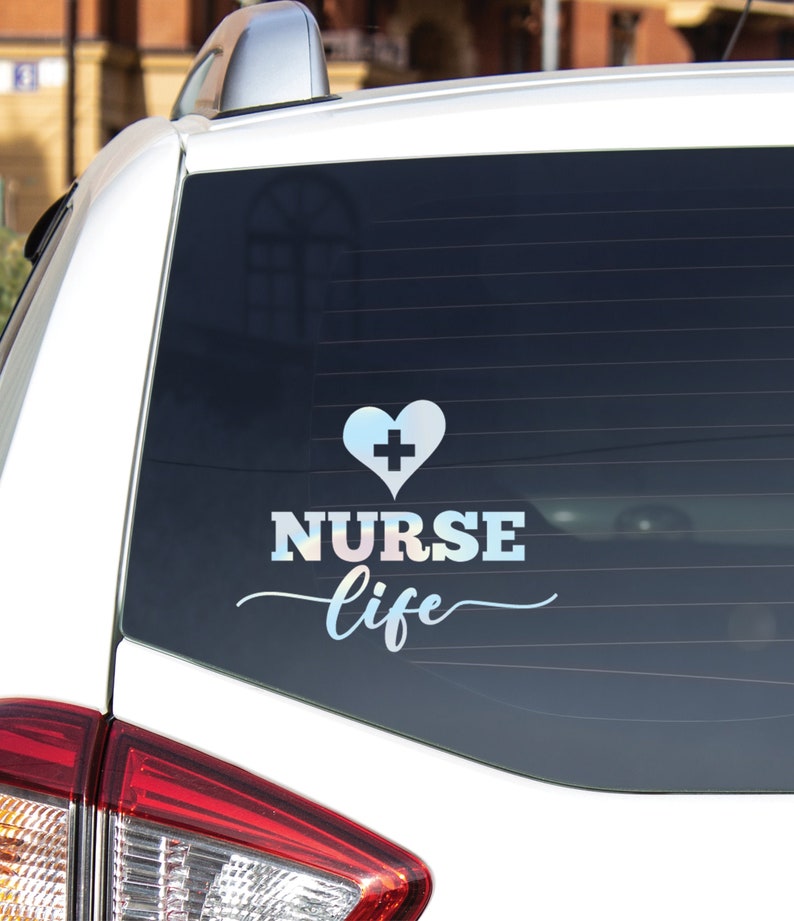Nurse Decal for Car Window or Anywhere Nurse Life Bumper Etsy