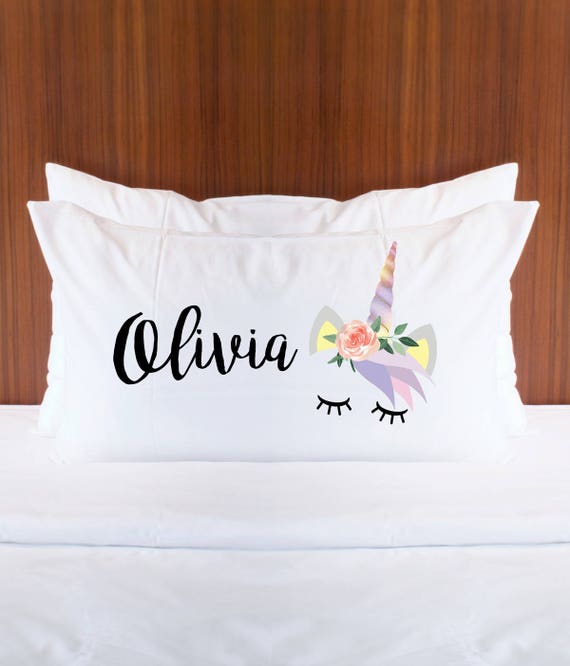 Name Pillowcase Pillow Personalized Pillowcase Personalized Bedding Kid Personalized Pillowcase Kids Name Pillow Kids Bedding