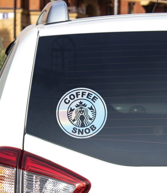Starbucks I Need A Coffee Funny Decal Sticker 