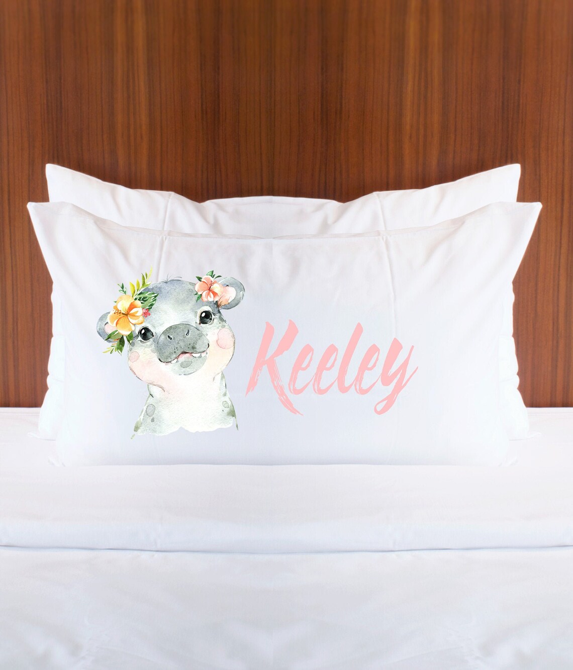 Personalized Pillowcase With Name for Girls Bedroom Decor Etsy