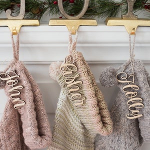 Personalized Stocking Name Tags