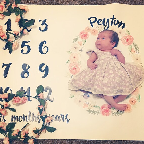 Tapis De Sol Pour Les Photos De Lage De Bebe Milestone Etsy Tapis De Sol Pour Les Photos De Lage De Bebe Milestone Etsy