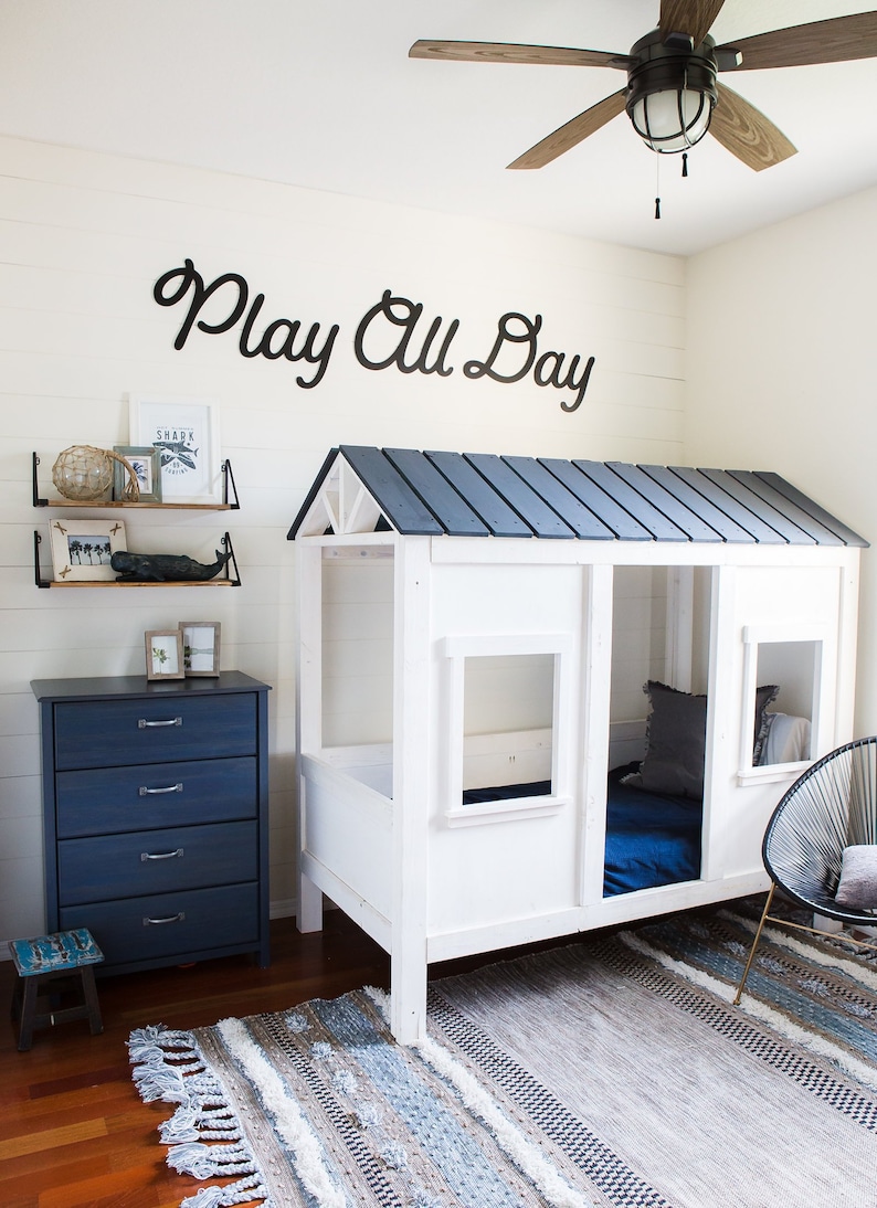 Playroom Wall Sign Kids Bedroom Artwork play All Etsy