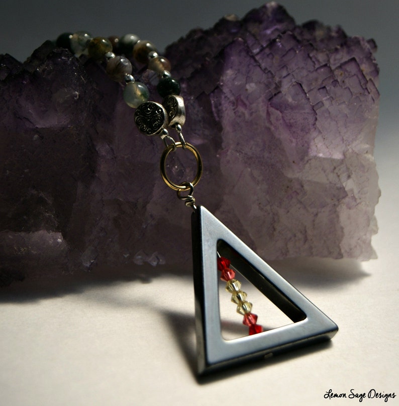 Fancy Jasper & Sterling Silver Claspless Necklace with Etsy