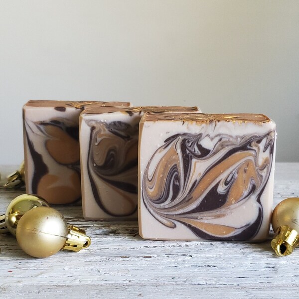 Marshmallow Fireside Cold Process Soap || Handmade Soap || Christmas gift || Gift under 10 || Practical and Pretty