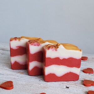 Snowflakes & Berries Artisan Soap: Cold Processed Winter Treat