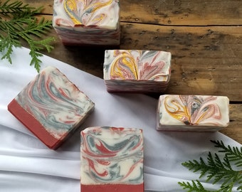 Mahogany Cold Process Soap| Bar Soap | Artisan Soap | Gifts under 30 | Gifts for Men | Bath and Body | Soap for Men