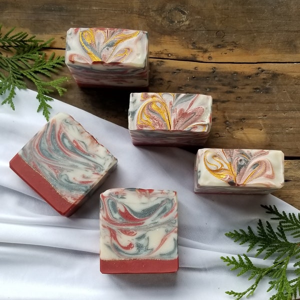 Mahogany Cold Process Soap| Bar Soap | Artisan Soap | Gifts under 30 | Gifts for Men | Bath and Body | Soap for Men