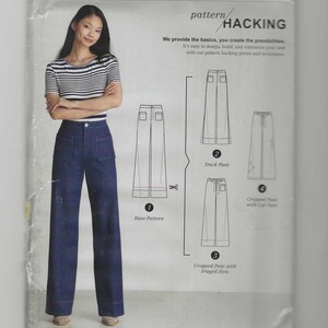 Misses Hacking Pattern Trousers 4 Different Styles Size 6 through 14 Simplicity Pattern New and Uncut Free Shipping