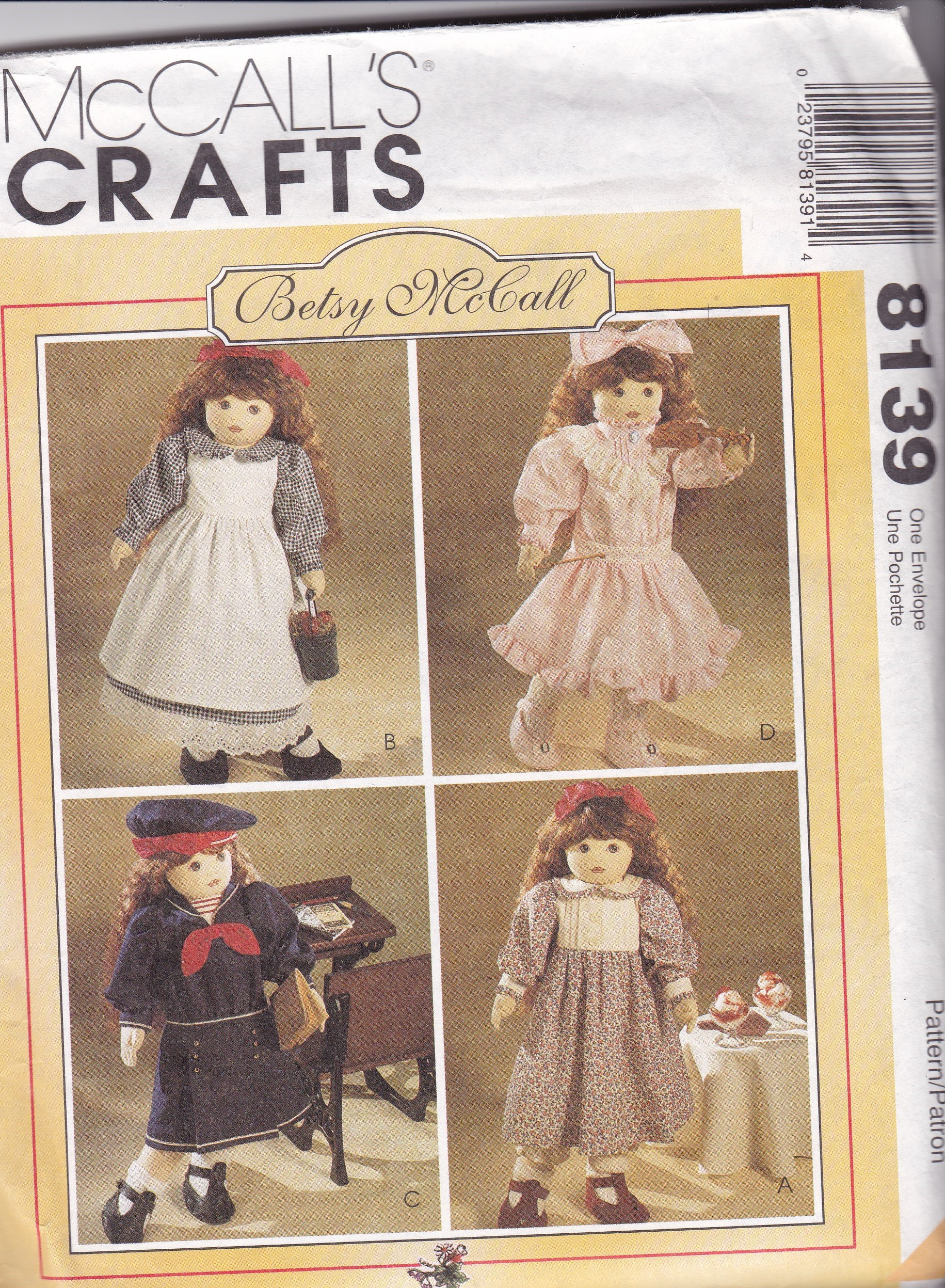 Vintage Toddler Dress Pinafore Jumper Doll Coat Hat Pattern You Choose