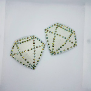 Diamond Nipple Pasties: Reusable Burlesque Gem Tassels