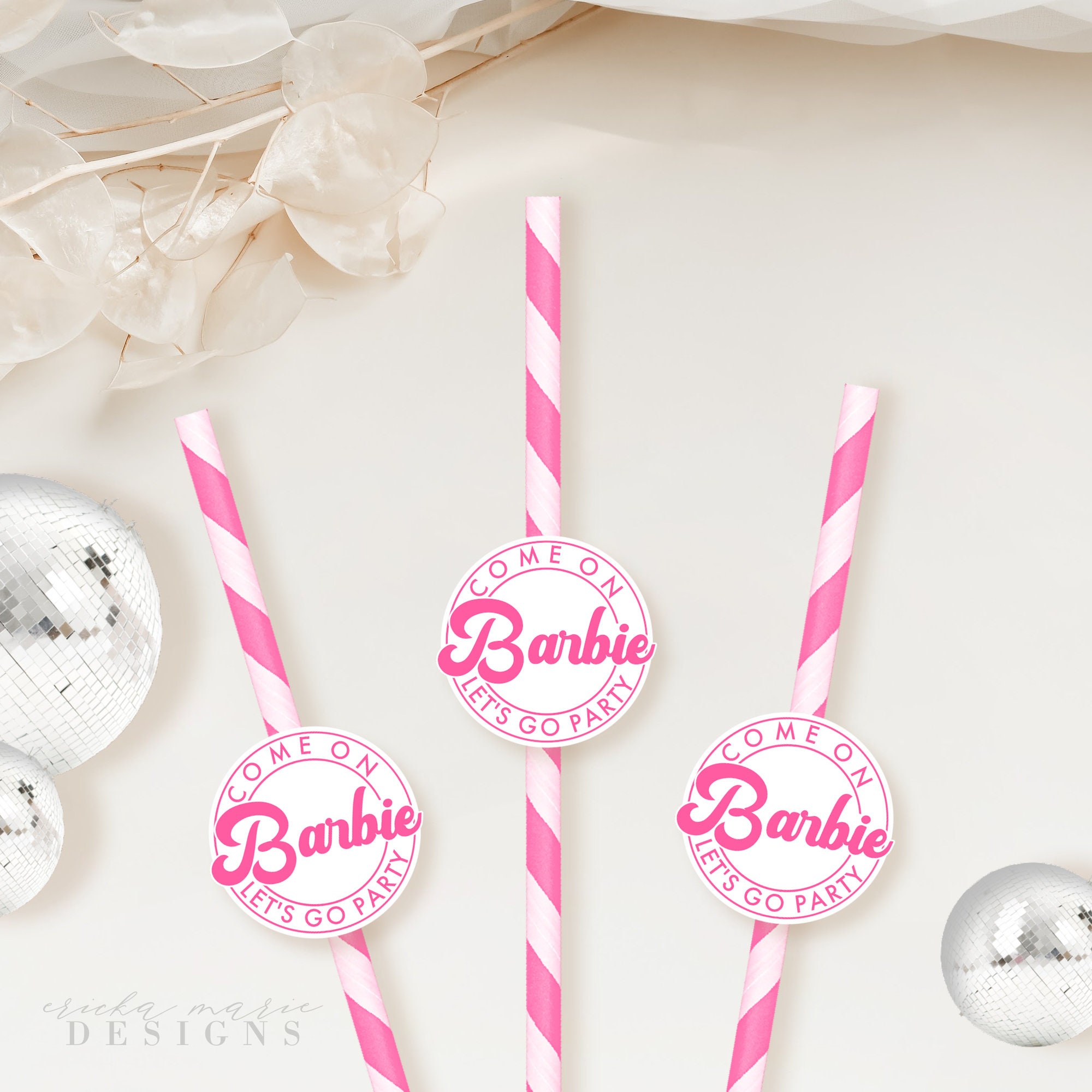 Barbie Themed Straw Toppers, Gallery posted by SnappedMedia