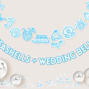 Seashells and Wedding Bells | Beach Bach | Beach Bachelorette Party | Bachelorette Party Decor | Destination Bachelorette Party